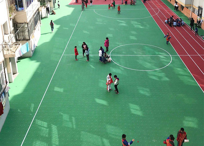 Multifunctional School Playground Flooring High Strength Pp Many