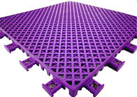 Flat Pattern Non Slip Outdoor Play Area Flooring , Anti UV Synthetic Exercise Flooring