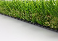PE + PP Material Artificial Grass Landscaping Flat Yarn Shape , Easy To Install