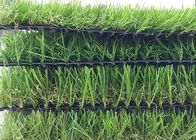 Green PE + PP Artificial Grass Landscaping For Kindergarten Heat Resistant