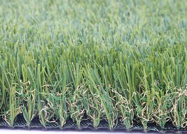 Super Softer Flat Yarn Shape Artificial Turf Landscaping For Garden Healthy Eco - Friendly