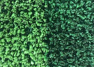 PE + PP Water Saving Fibrillated Artificial Grass For Football Ground / Outdoor Artificial Turf