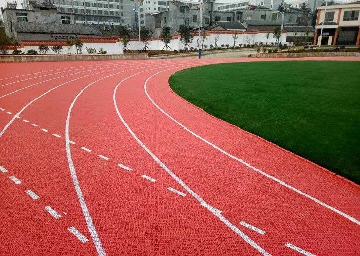 Antimicrobial Healthy Temporary Running Track Flooring With Elastic Cushions