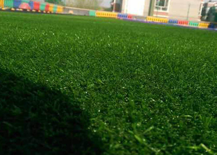 60 mm Yarn Height Fibrillated Sports Artificial Grass Easy To Install